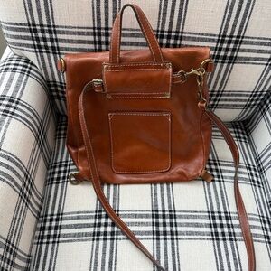 Patricia Nash Luzille Brown Leather Women's Backpack